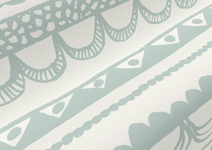 Bohemian, Crystal Blue - Made to Measure Curtains - Image 4
